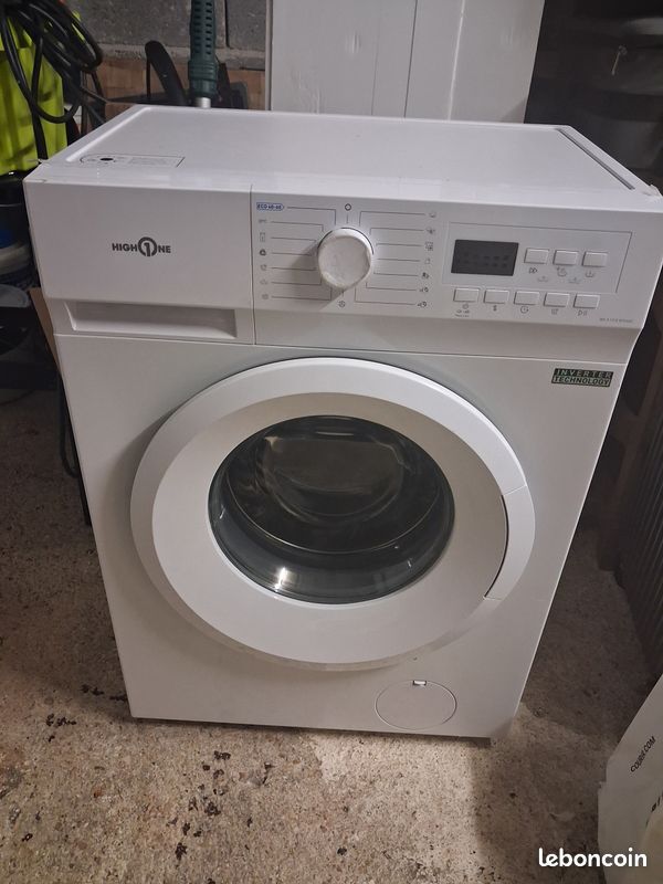 Lave-linge NEUF hublot 5 kg HIGH ONE WF 510 B W566C (image 1)