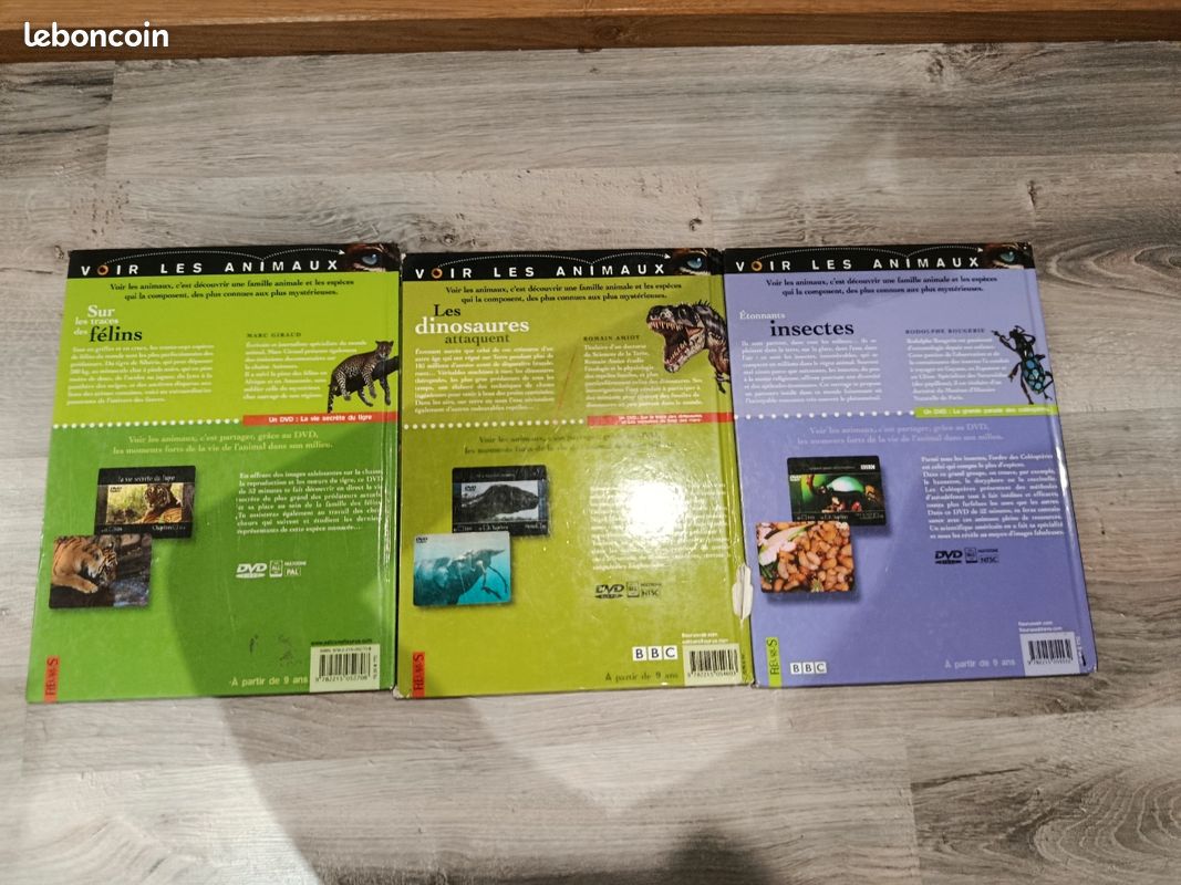 Lot de 3 livres avec CD "Voir les animaux" (image 2)