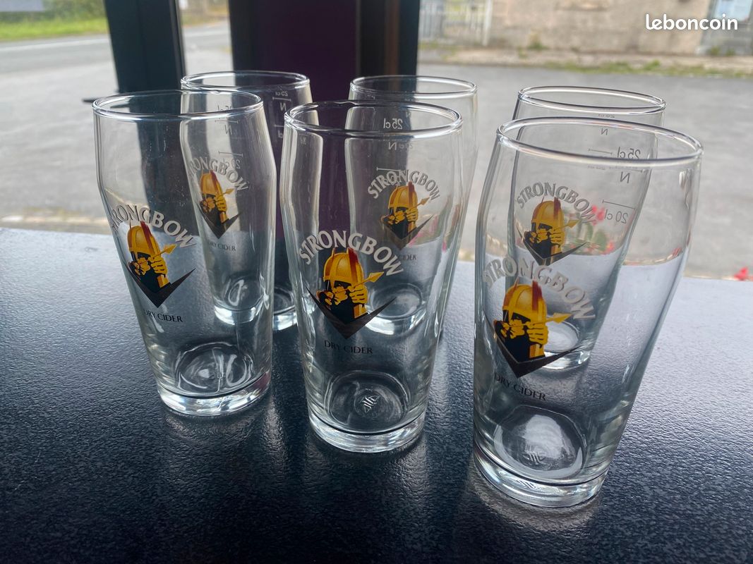 Lot 6 verres strongbow (image 1)
