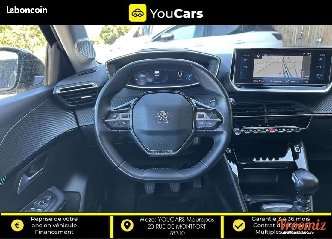 Peugeot 208 GENERATION-II 1.2 100 ALLURE - ENTRETIEN PEUGEOT - CARPLAY - CAMERA DE RECUL (image 11)