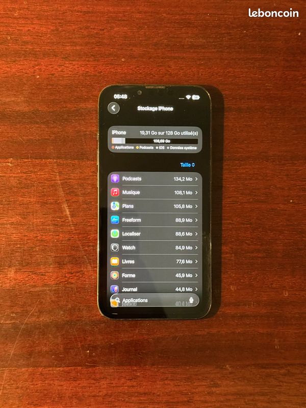 IPhone 13 Pro Gris 128 Go - Batterie 100 % (image 5)