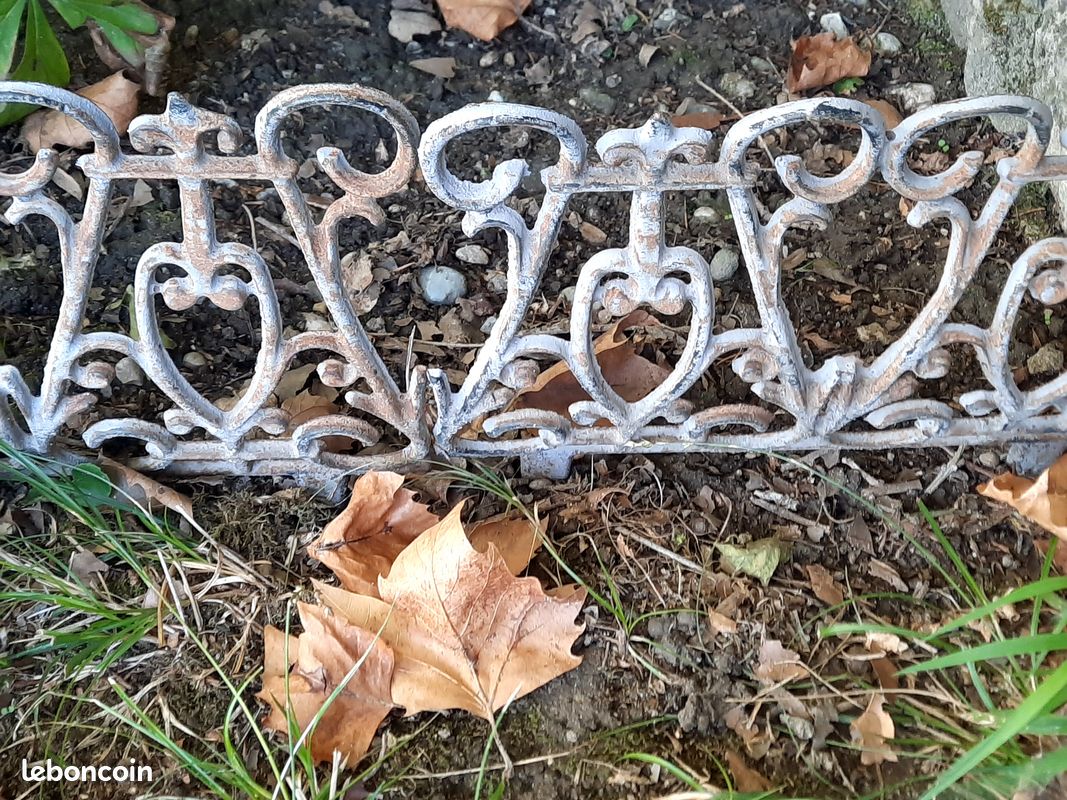 Bordure pour massifs en métal rétro 6 pièces (image 3)