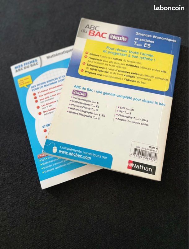 Lot livres révisions bac SES et Maths (image 2)