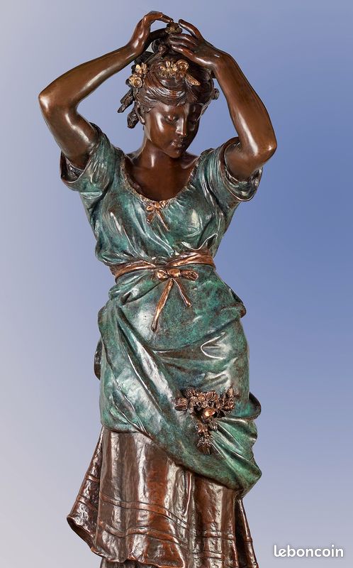Auguste Moreau - GRAND bronze ancien - 103 cm (image 8)