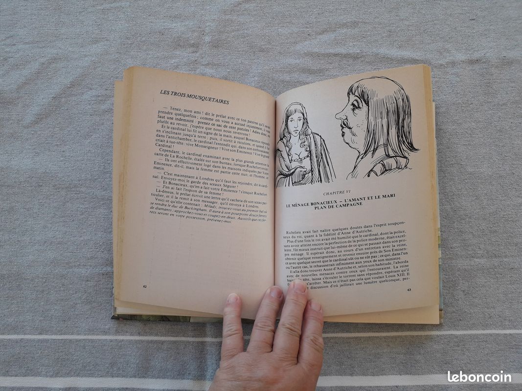 Livre enfant ancien " les 3 mousquetaires " (image 7)