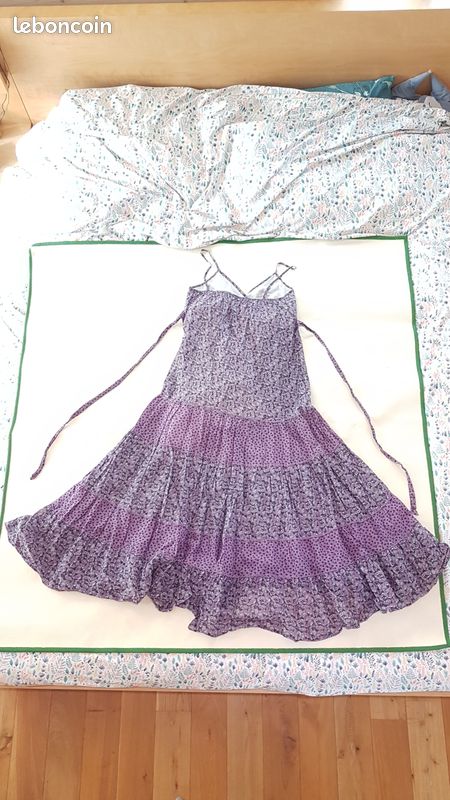 Robe à fleurs sans manches, bretelles, 38 (image 2)