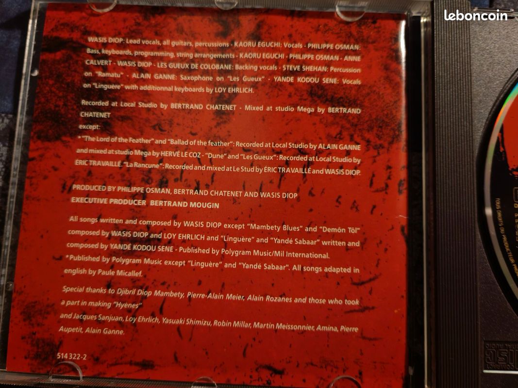 Cd wasis Diop sings Hyènes (image 6)