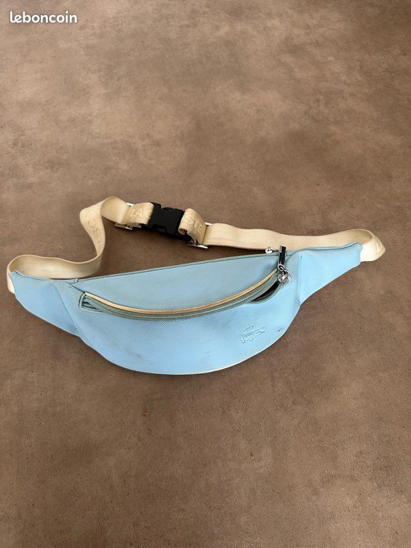 Banane sacoche Lacoste bleue turquoise Accessoires Bagagerie