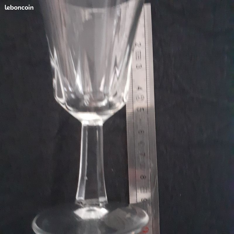 Verres digestif ciselés anciens (image 2)