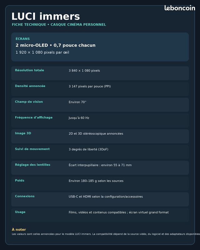 Casque VR LUCI immers (image 2)