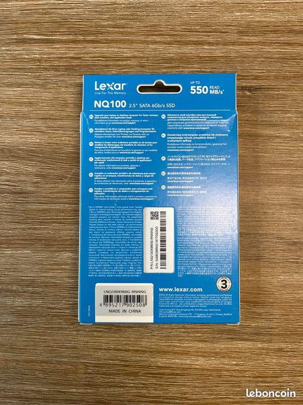 SSD Lexar NQ100 - 960GB (image 2)