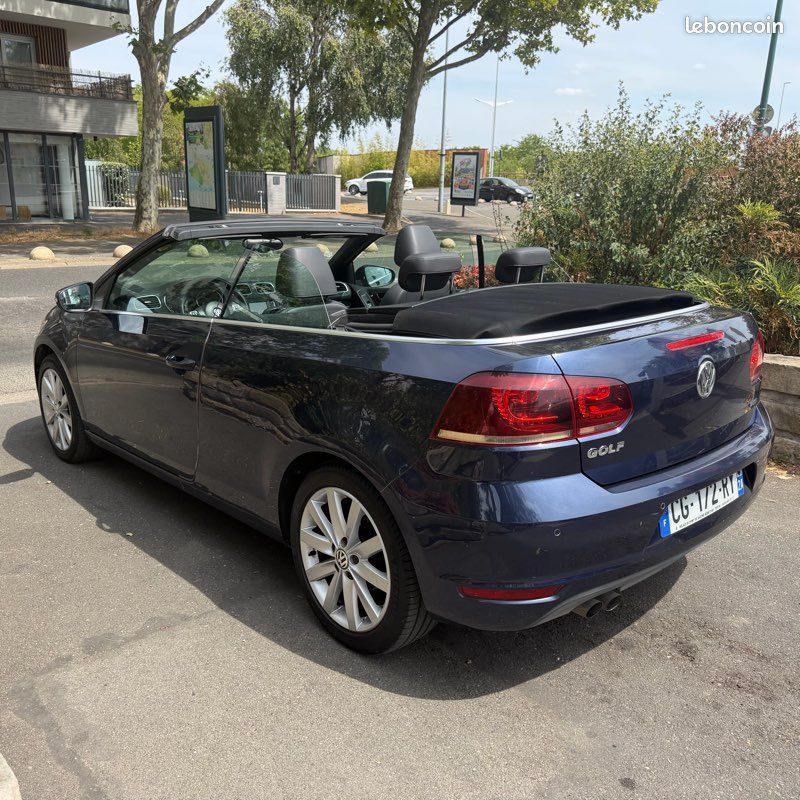 Volkswagen golf cabriolet 2l tdi 140cv carrât boîte autos (image 5)