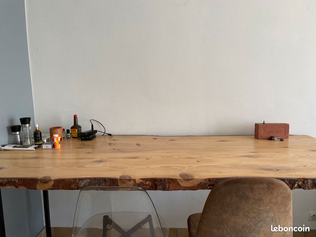 Table en bois / plateau en bois (image 1)
