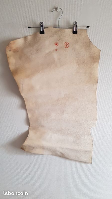Peau cuir écru beige (image 6)