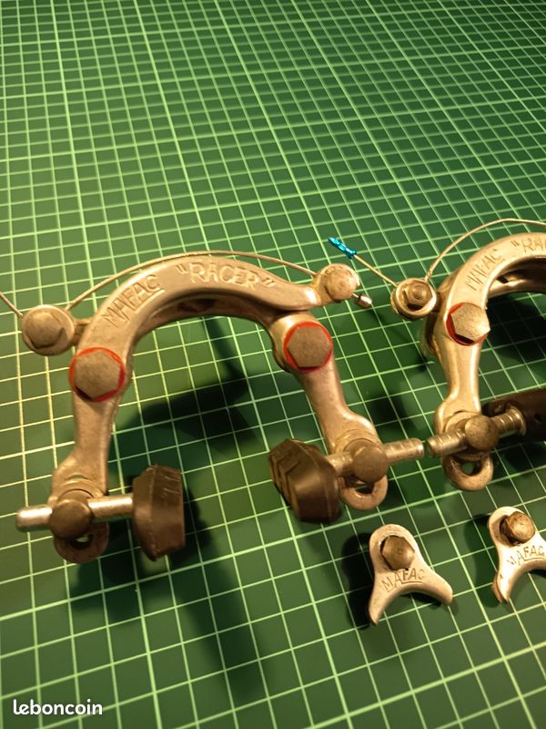 Freins Cantilever Vintage Mafac Criterium - Acier Et Aluminium - Compatibles Campagnolo - Occasion