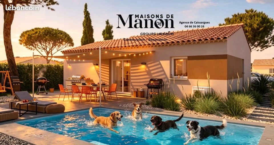 Maison 3 pièces 50 m² · à Jonquières-Saint-Vincent · 50 m² · 227 900 €