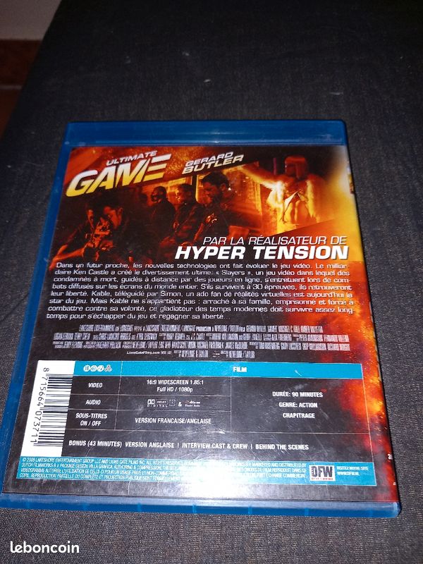 Blu ray du film ultimate game (image 2)