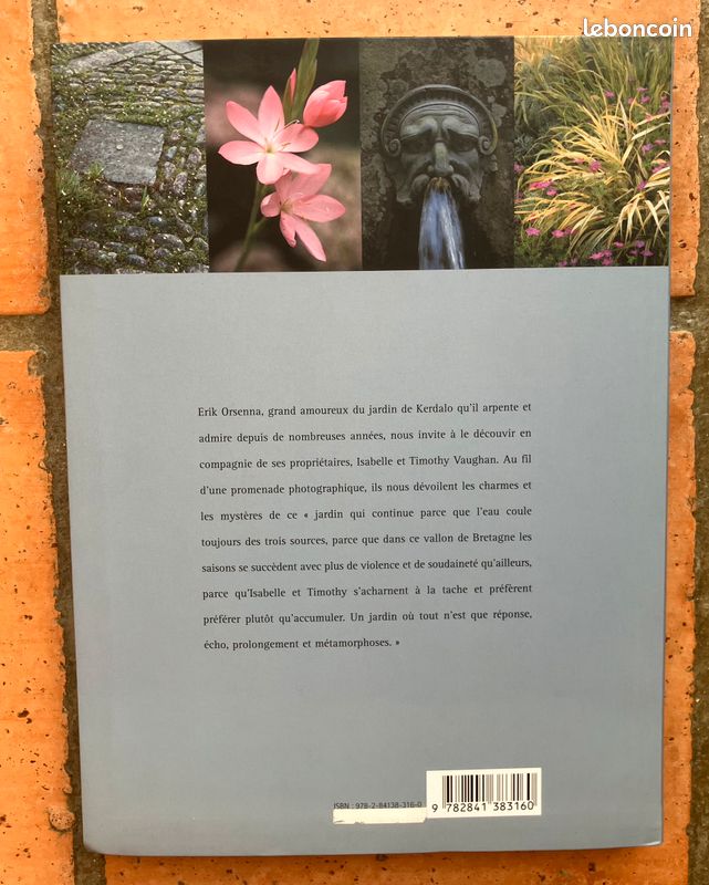 Kerdalo, le jardin continu – Erik Orsenna – État neuf – Beau livre illustré (image 4)