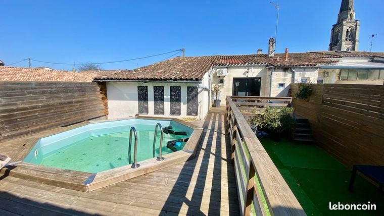 LIBOURNE - Échoppe 3 pièces avec TERRASSE et PISCINE