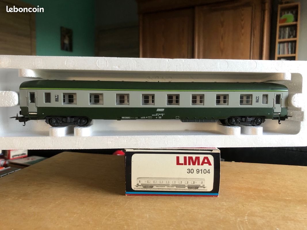 VOITURE 2CL À bogies DEV-AO SNCF Lima collection 309101K série limitée HO DC EUR 40,00 - FR VOITURE 2CL À bogies DEV-AO SNCF Lima collection 309101K série limitée HO DC EUR 40,00 - FR