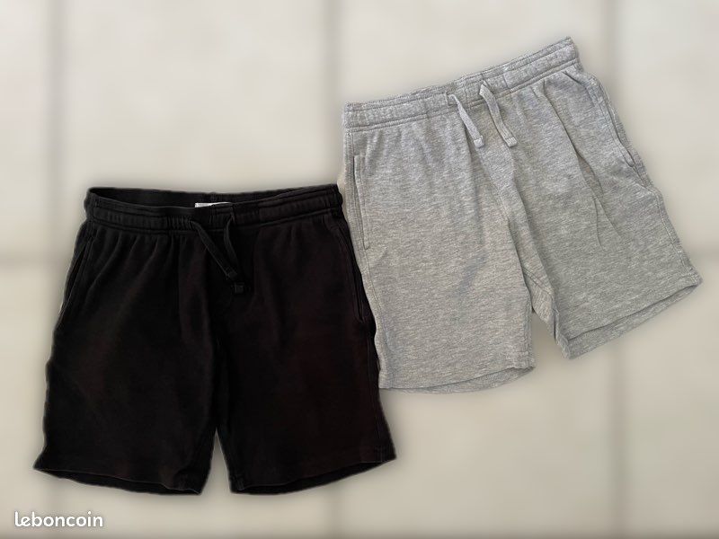 Short Uniforme Garçon 10-11 Ans – Gris, Neuf Avec étiquette