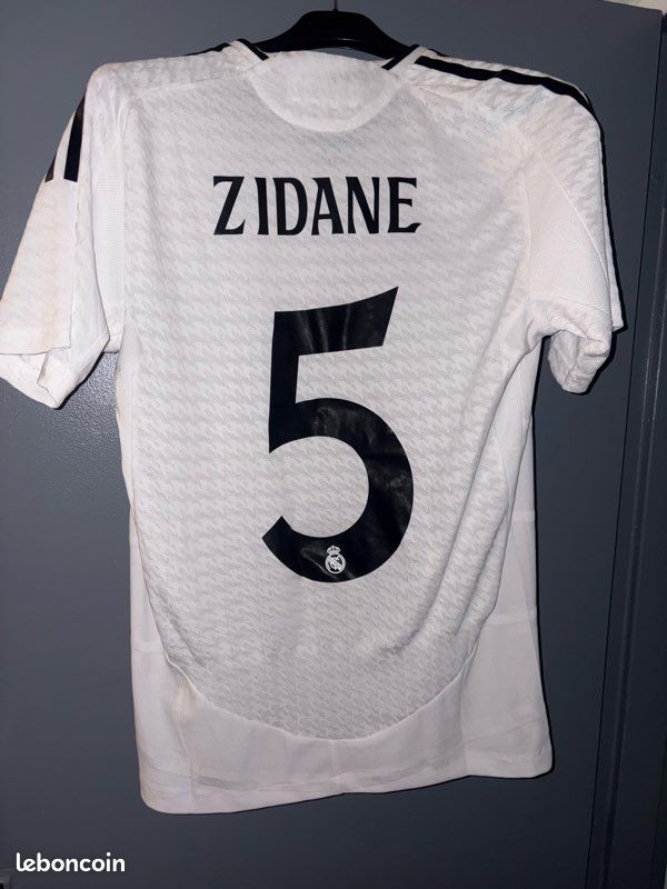 Maillot Real Madrid Adidas - Floqué Zidane Et Dédicacé - NEUF Avec étiquettes