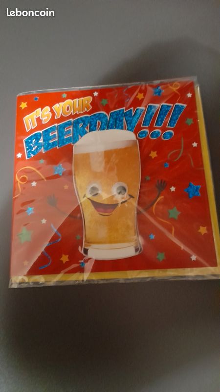 Carte anniversaire + enveloppe (332) (image 1)