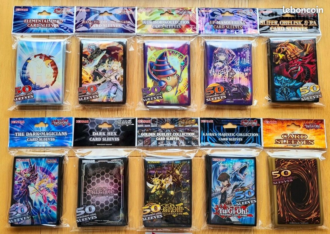 Yu-Gi-Oh 1 paquet de 50 protges cartes Brillantes pour jouer - Jeux & Jouets Yu-Gi-Oh 1 paquet de 50 protges cartes Brillantes pour jouer - Jeux & Jouets