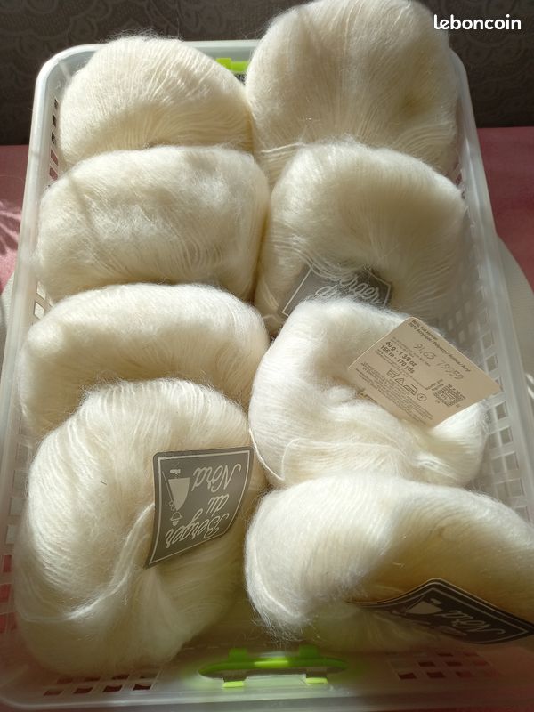 8 pelotes Kid Mohair n° 3 (image 1)