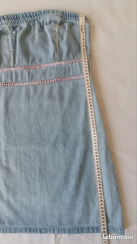 Robe jean d'été sans bretelles (image 14)