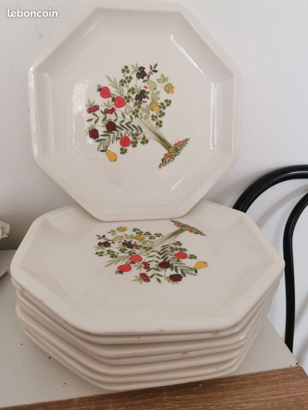 Élégant service de table vintage Winterling Schwarzenbach Bavière