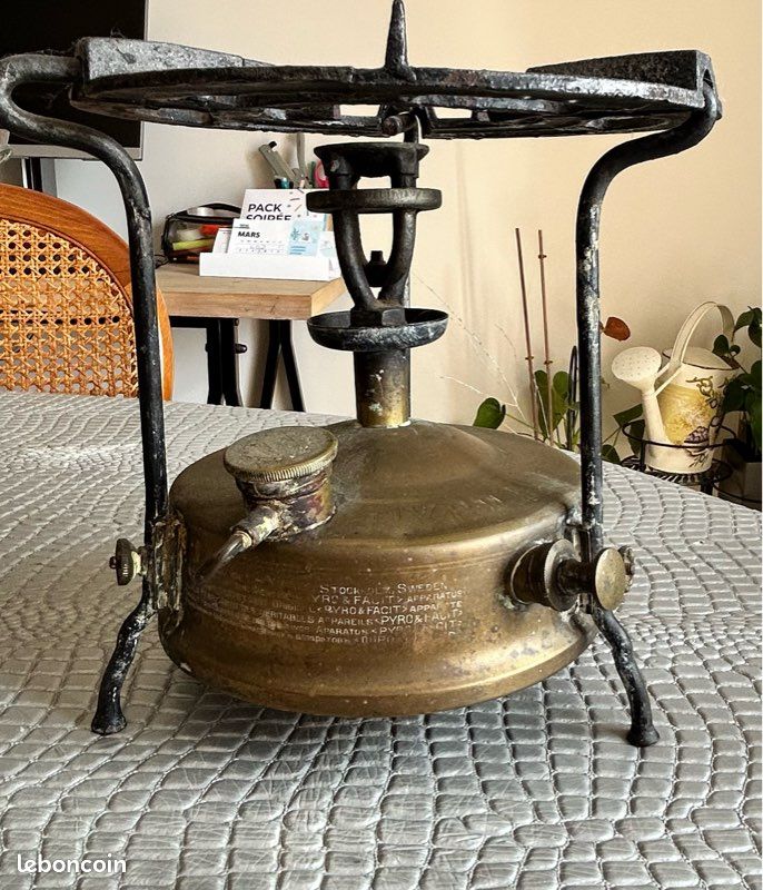 Réchaupompe à Pétrole Ancien - Old Tools Stove - Réf. N. 41B - Occasion