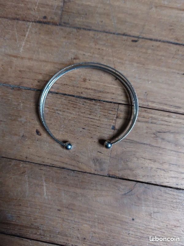Bracelets Jonc En Argent Pour Femme Avec Initiale Pour Couple