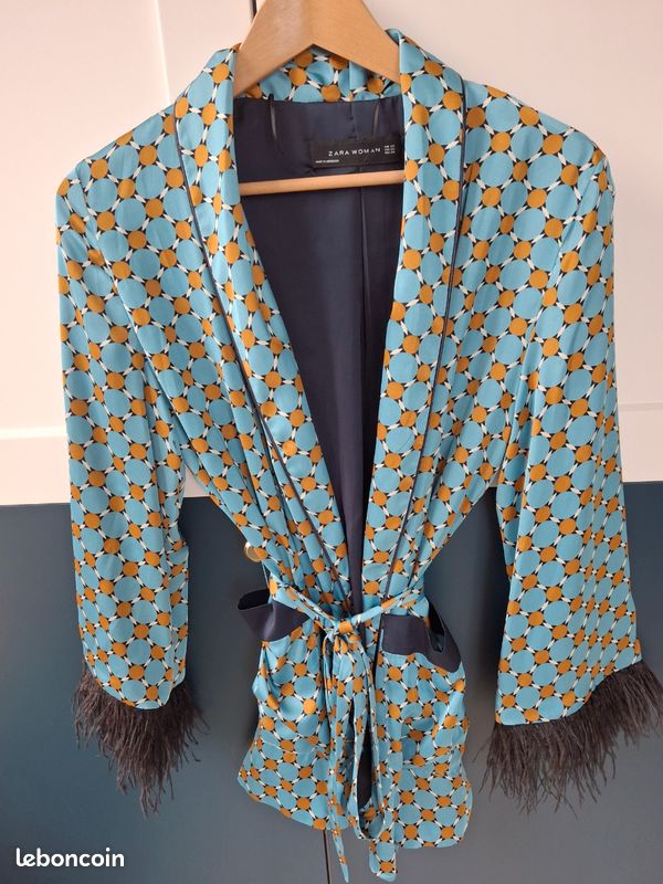 Veste blazer style pyjama ZARA (image 1)