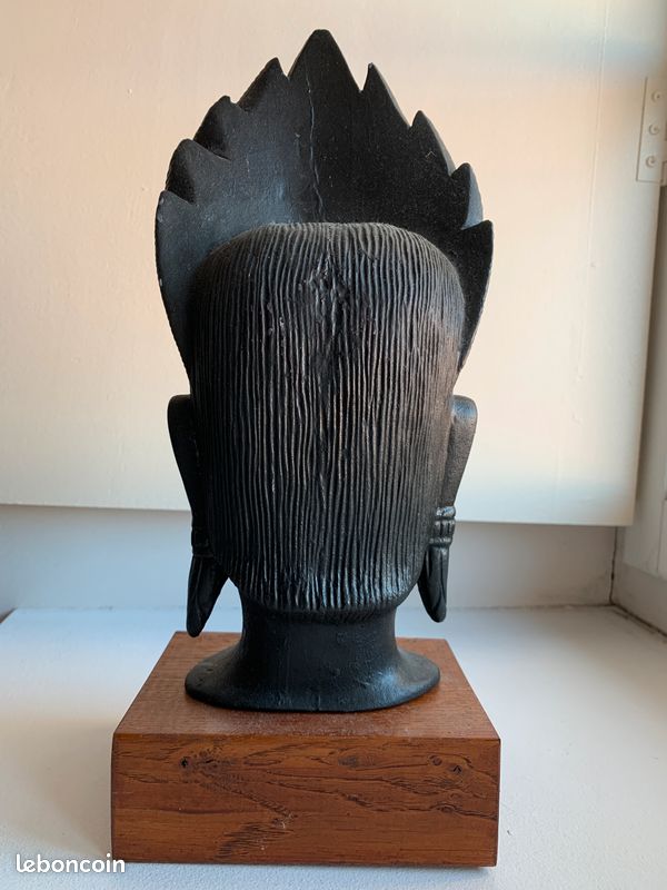 Statue buste ethnique divinité (image 3)