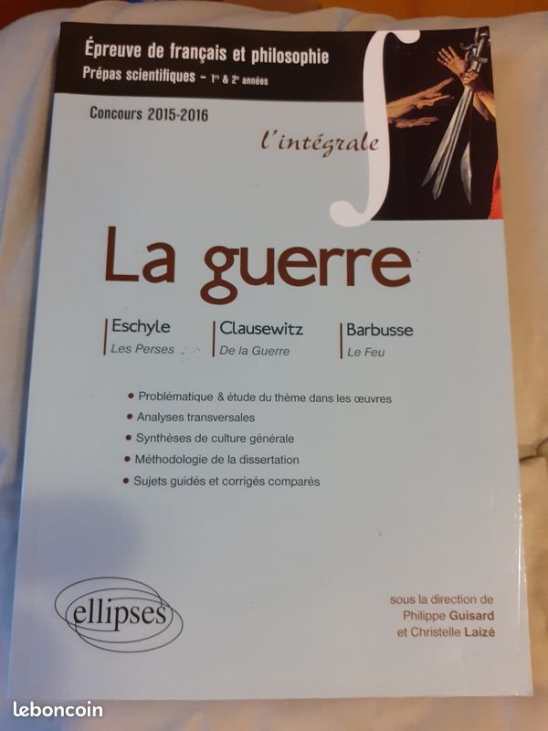 La guerre eschyle clausewitz barbusse (image 1)