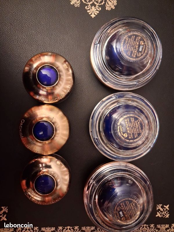 Lot de 6 pots vide Orchidée Impériale, vintage (image 1)