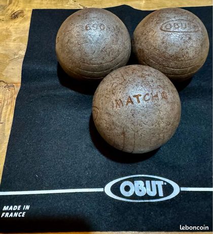 Boule pétanque ancienne Obut ATC S87 755g 75mm - Sport & Plein air