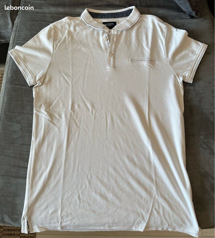 Lot de 1 polo + 1 tee-shirt habillé Devred en très bon état taille M (image 2)