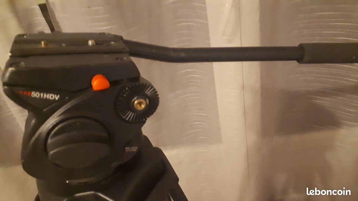 Manfrotto trepied video tete fluide + rotule (image 3)