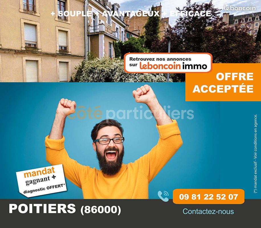 Appartement 1 pièce 27 m² · à Poitiers · 27 m² · 74 990 €