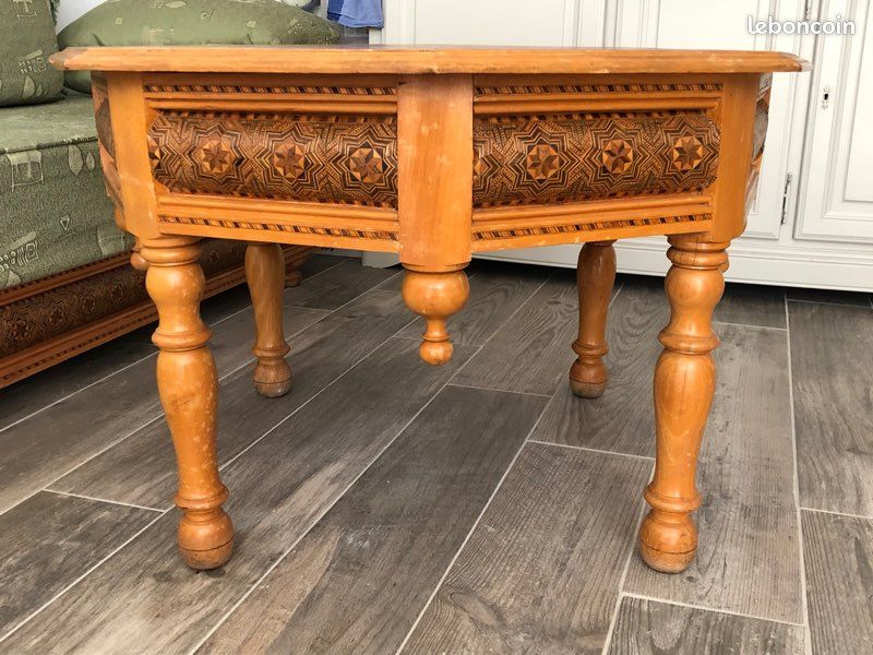 Vente de banquette marocaine avec table (image 2)