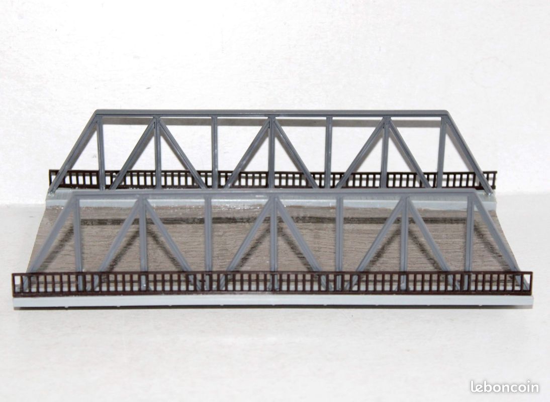 Vollmer roco marklin ? Ho maquette pont double voie passage superieur diorama (image 2)