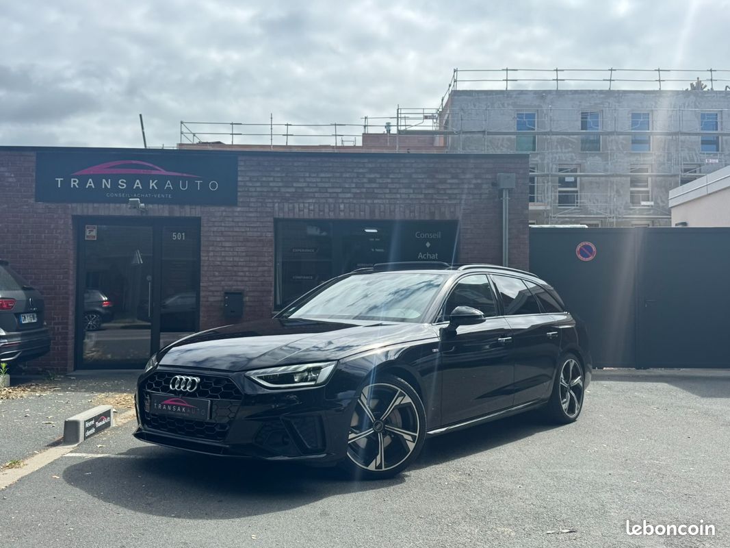 AUDI A4 AVANT 40 TDI 204 ch S tronic 7 S line / Apple CarPlay / Toit ouvrant panoramique (image 1)