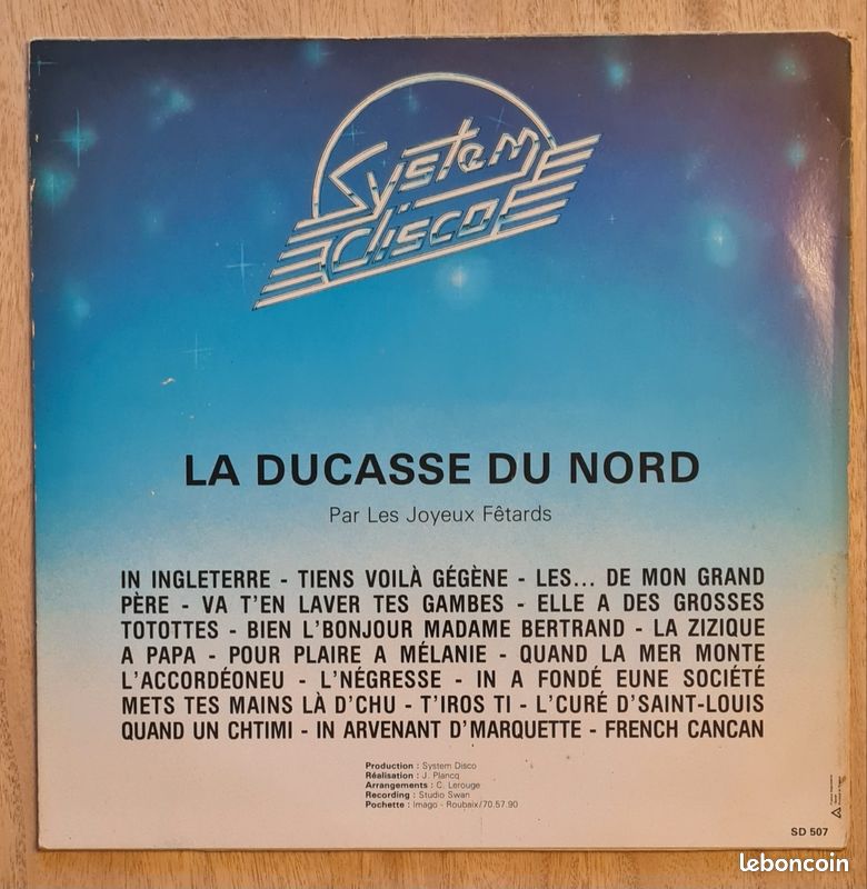 Vinyle 33T "Ducasse du Nord" (image 2)