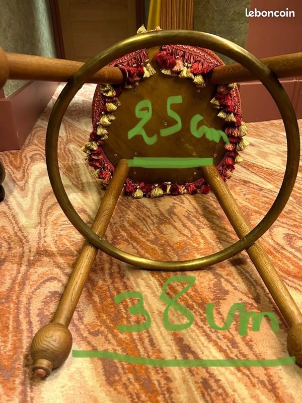 7 pieds de tabouret (sans l'assise) en bois (image 4)