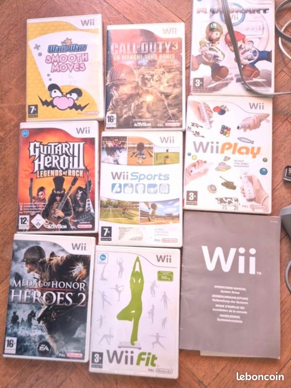 Wii + volant + mario kart + jeux+ balance (image 2)