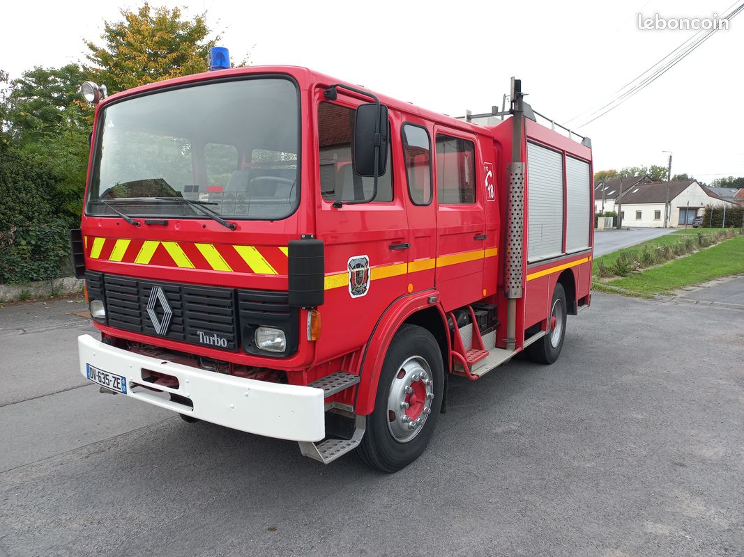 Camion De Pompiers Renault S170 Solido 1:50 - Modèle Ampliroll En Métal - Neuf