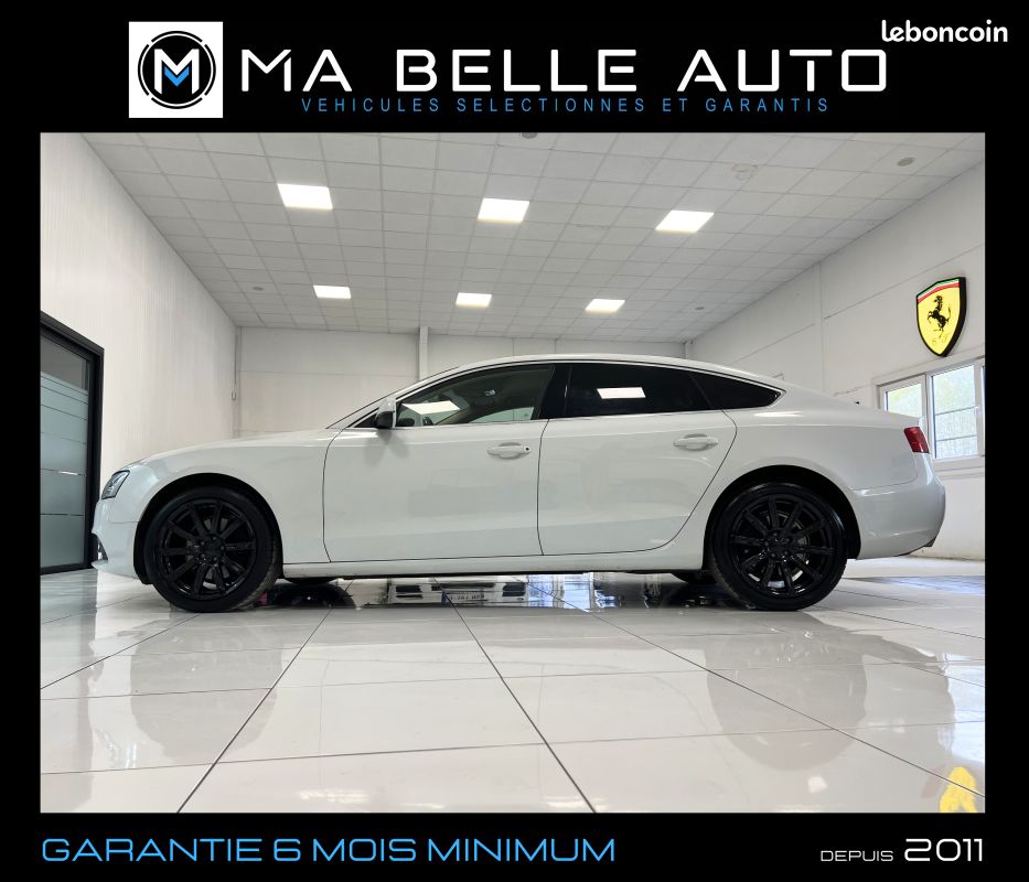 AUDI A5 SPORTBACK 2.0 TDI 143 AMBITION LUXE MULTITRONIC / carnet + factures / parfait état (image 2)