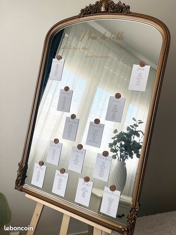 Plan de table mirroir (image 1)